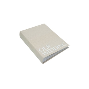 WEDDING Club PHOTO ALBUM 米色REVOLVE小 The 婚礼相册 Ceremony