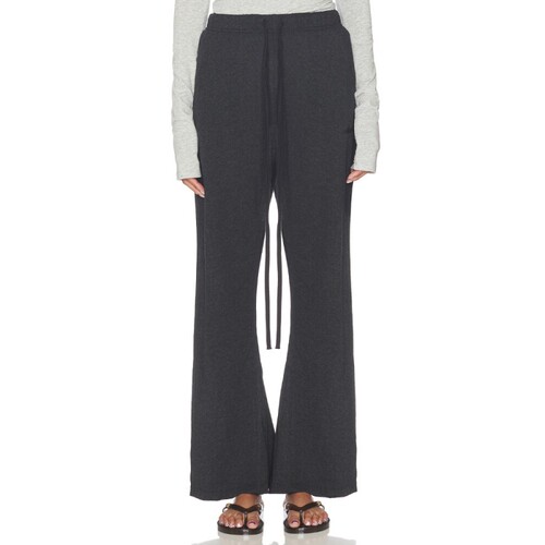 Fear of God ESSENTIALS 喇叭口长裤 revolve小众新款 黑色