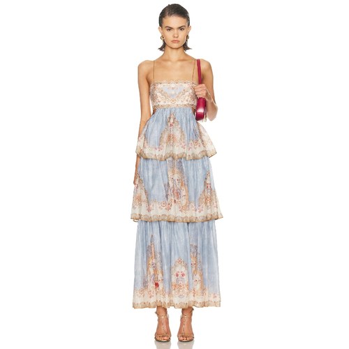 Zimmermann 裙子 蓝色REVOLVE小众新款