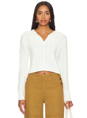 ALL THE WAYS SABLE 毛衣 象牙白 REVOLVE内搭