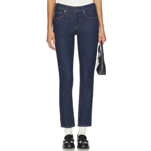 蓝色REVOLVE小众新款 直筒长裤 COCKTAIL AGOLDE