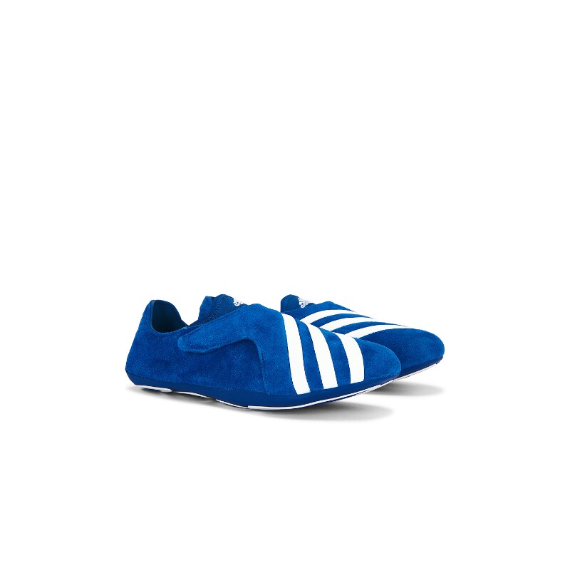 adidas Originals蓝色麂皮运动鞋复古风魔术贴球鞋礼物REVOLVE