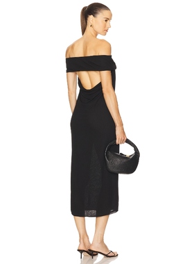 [冬季新品]Camila Coelho EMMALINE 裙子 黑色REVOLVE小众