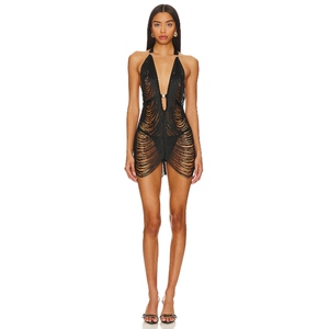 Thistle and Spire 挂脖露背性感连衣裙女衬裙REVOLVE时尚小众