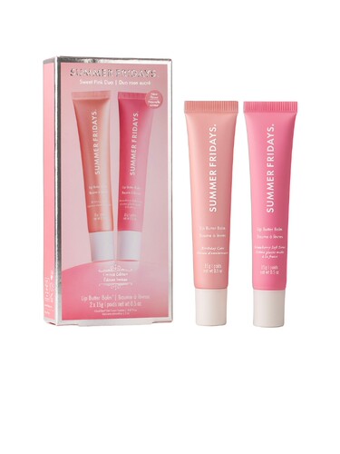 Summer Fridays Sweet Pink Lip Butter Balm Birthday Duo revol