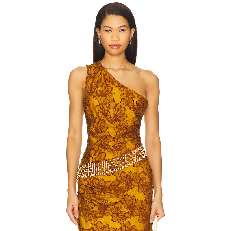 [早秋新品] House of Harlow 1960 上衣橘子色系REVOLVE小众新款