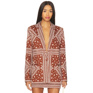 Amanda 新品 Uprichard GRADY 棕色REVOLVE小众 毛衣 冬季