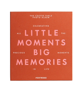 Printworks LITTLE MOMENTS BIG MEMORIES PHOTO ALBUM 相册 revo