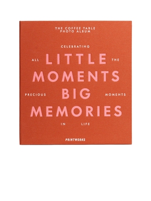 Printworks LITTLE MOMENTS BIG MEMORIES PHOTO ALBUM 相册 revo