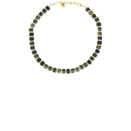 Brinker + Eliza GLIMMER 珠饰项链 绿色REVOLVE小众新款