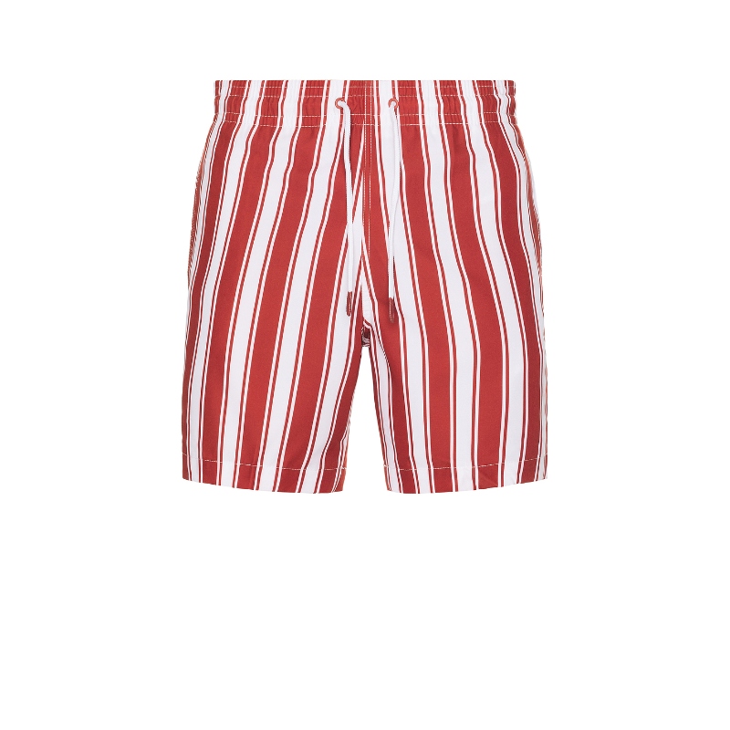 Trunks Surf & Swim Co. 游泳短裤红色运动复古风REVOLVE