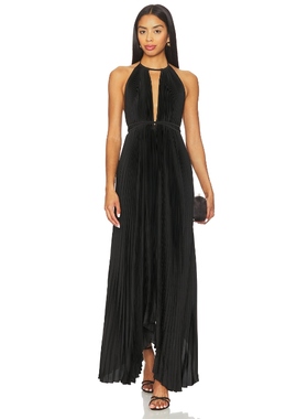 [冬季新品]L'IDEE BOHEME 裙子黑色礼服裙REVOLVE小众