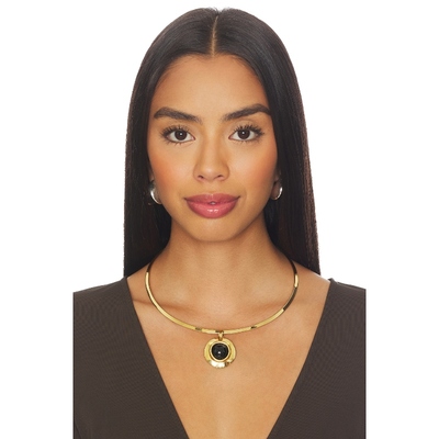 Jennifer Behr ALVA 衣领 金属金色 REVOLVE小众新款