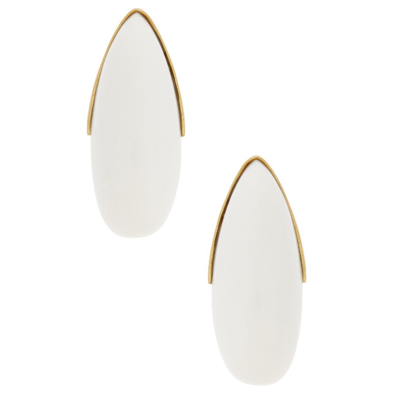 VALERE IXV6 耳饰 白色REVOLVE小众新款