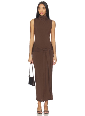 NIA VICTORIA 裙子 棕色REVOLVE小众新款