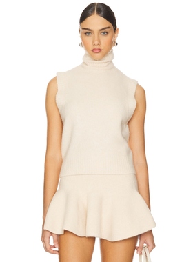 Susana Monaco 背心 米色 y2k辣妹风REVOLVE小众新款