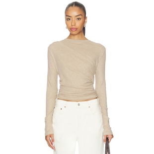 Long Sleeve Crew Enza 米色REVOLVE小众新款 Jersey Top Costa