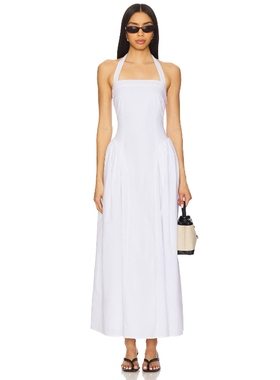 4th & Reckless BONITA 挂颈裙 白色REVOLVE小众新款