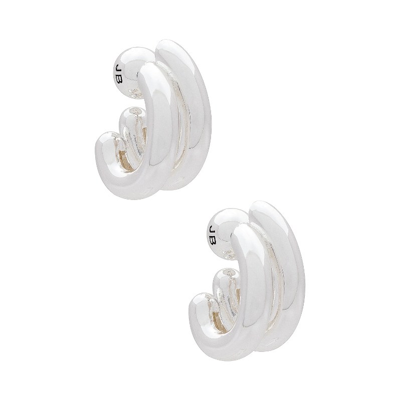 Jenny Bird FLORENCE耳饰银色轻奢高级感半圈耳环REVOLVE小众新款,饰品/流行首饰/时尚饰品新,耳环,淘宝优惠券,粉丝福利购,淘宝优惠卷