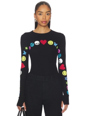 Lauren Moshi Mckinley Elements Arch Fitted Thermal Longsleev