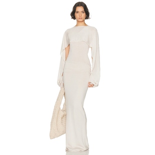 象牙白REVOLVE小众新款 Aya 裙子 BRIAR Muse