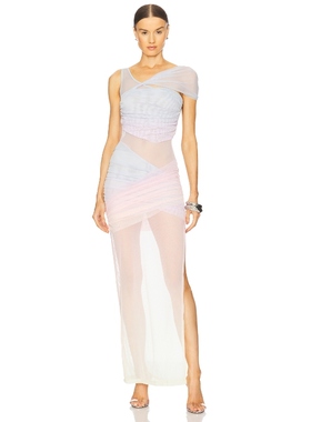 [冬季新品]LAMARQUE FLORINDA 长裙 粉红胭脂系列 REVOLVE小众