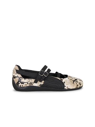 [春夏新品]Puma Select蛇纹玛丽珍双扣带镂空薄底鞋REVOLVE