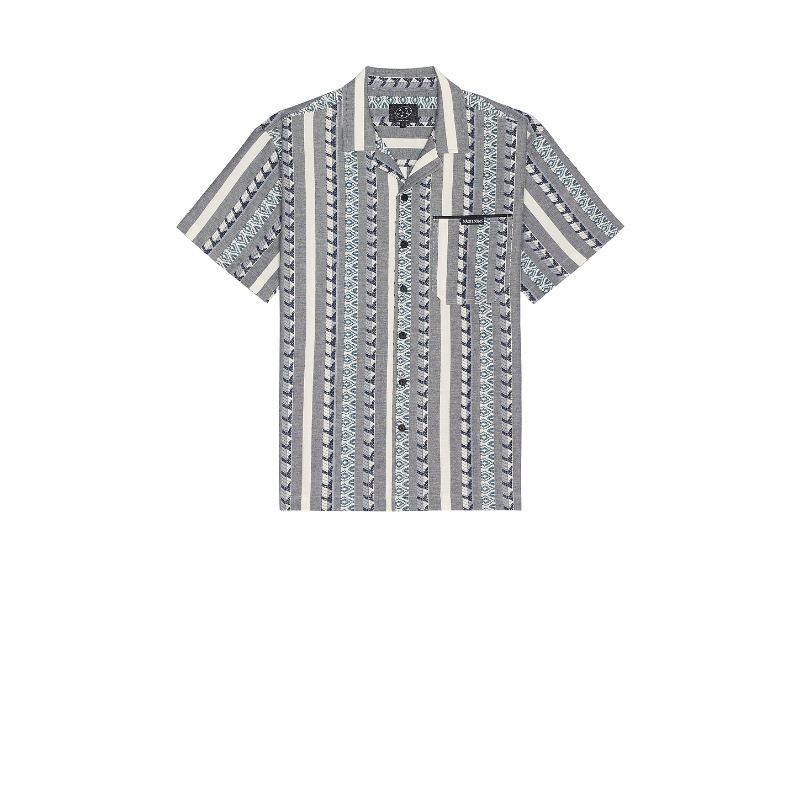 [秋季新品]Maui and Sons DOBBY FIN 衬衫 蓝色REVOLVE小众