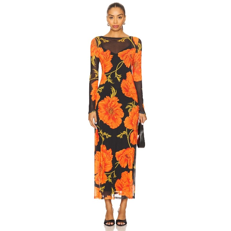 Never Fully Dressed DRESS 裙子 黑色 REVOLVE小众新款