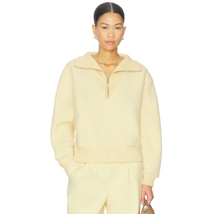 Varley JAYLIN 抓毛布 柠檬色REVOLVE小众新款冬季保暖