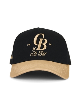 [冬季新品]Carte Blanche THE CB SKI CLUB 后扣帽 黑色REVOLVE