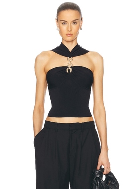 Cult Gaia CHRIS 上装 黑色 性感REVOLVE小众新款