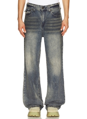 True Religion 真实信仰 VINNY 牛仔裤 蓝色REVOLVE小众新款