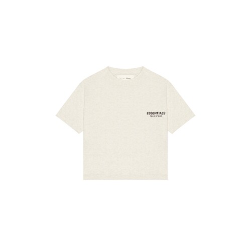 Fear of God ESSENTIALS米白色夏季新品上衣简约宽松T恤REVOLVE
