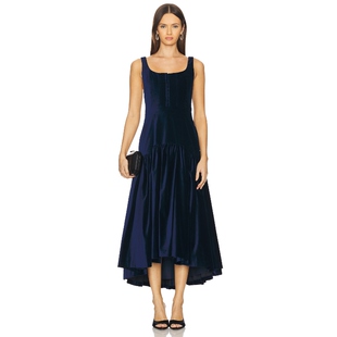 藏青色REVOLVE小众新款 Alice 裙子 DIANA Olivia