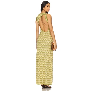 针织连衣裙保暖绿色REVOLVE小众新款 DALIA WINDSOR DEVON