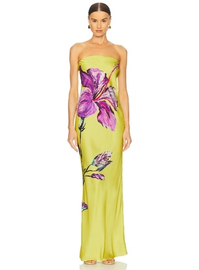 ROCOCO SAND DRESS 长裙 黄色REVOLVE小众新款