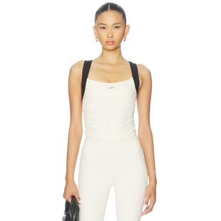 y2k辣妹风REVOLVE小众新款 437 奶油色 背心上装 SCULPT