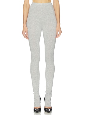 Helsa 打底裤 静奢风老钱风修身灰色长裤REVOLVE小众新款