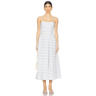 SIMKHAI KITTIYA 中长款连衣裙女 Baby BlueREVOLVE小众新款