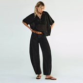 慵懒宽松弯刀裤 People中腰牛仔裤 Free REVOLVE镰刀裤 海外直邮