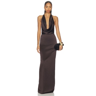 棕色REVOLVE小众新款 裙子 CARLA Eterne