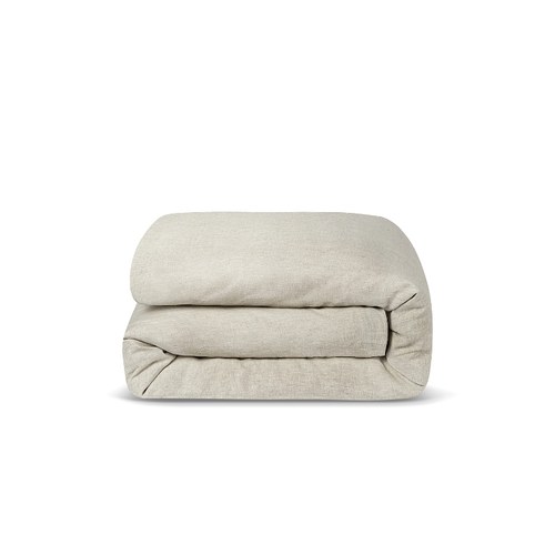 Piglet in Bed Plain Linen Duvet Cover 米色REVOLVE小众新款