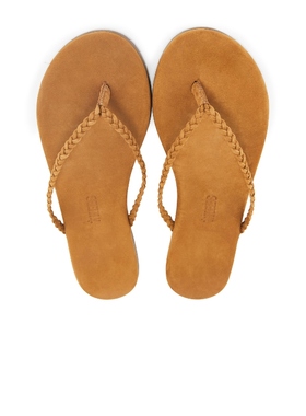 TKEES LILY BRAID 凉鞋 棕黄色 女款REVOLVE小众新款