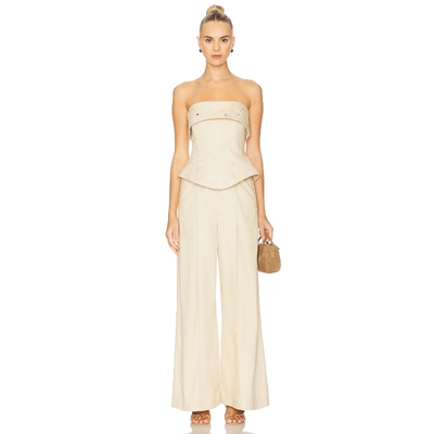 ET OCHS Jordan Corset Bustier Jumpsuit 裸色 REVOLVE小众新款