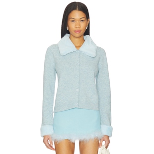 Tyler McGillivary PETRA 开衫 Baby BlueREVOLVE小众新冬季保暖