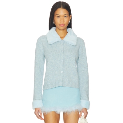 Tyler McGillivary PETRA 开衫 Baby BlueREVOLVE小众新冬季保暖