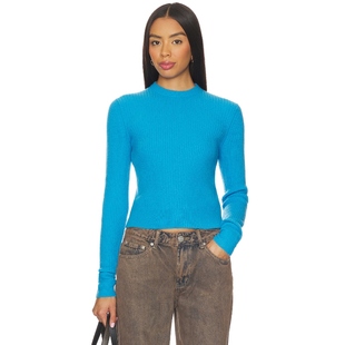 People Free EVER AFTER 蓝色REVOLVE小众新款 套衫 海外直邮