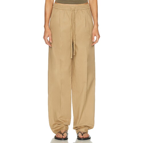 Fear of God ESSENTIALS驼色裤装通勤风夏季新品休闲裤REVOLVE