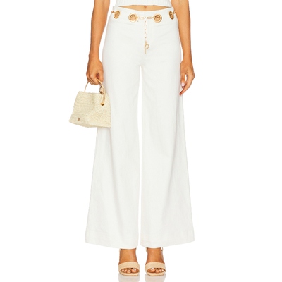 Cult Gaia SYDNEY 长裤 白色 性感REVOLVE小众新款